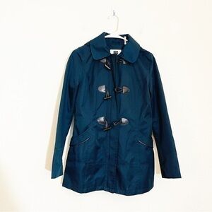 Laundry by Design Women Long Sleeve Coat Jacket Size XS Color Blue Pockets